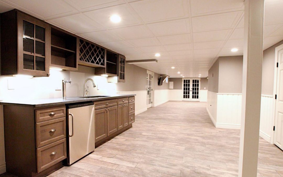Basement remodeling in Berlin CT